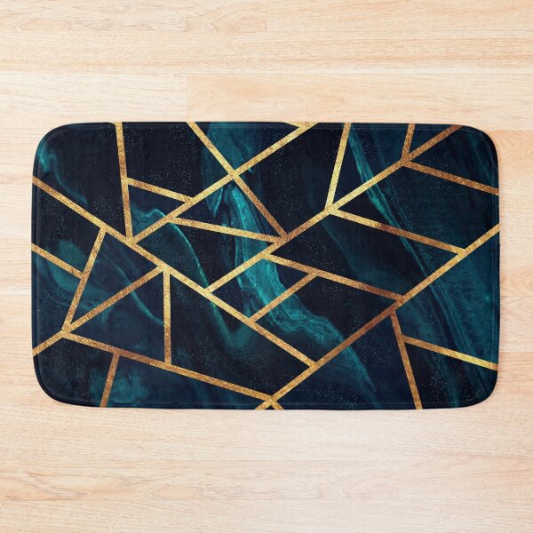 Item preview, Navy Gold Stone Geometric ver2 designed and sold by MA DESIGNS.