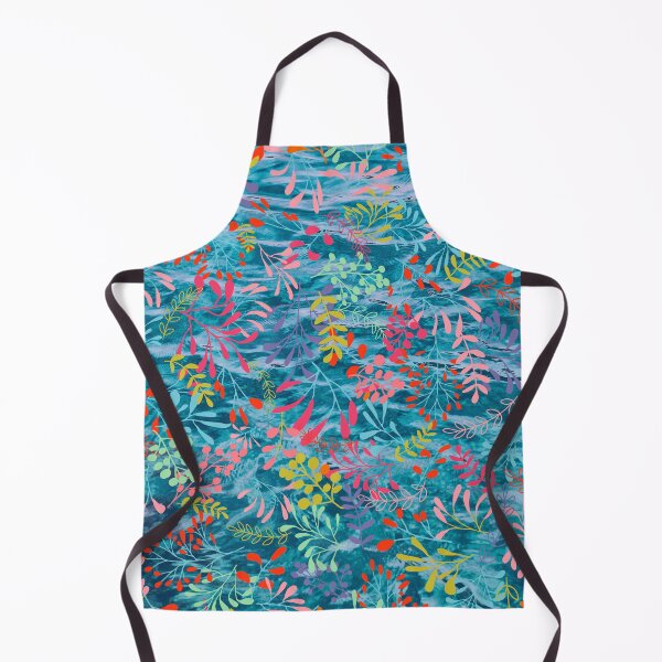 Item preview, Leaves pattern on ocean waves art designed and sold by cutecrazytshirt.