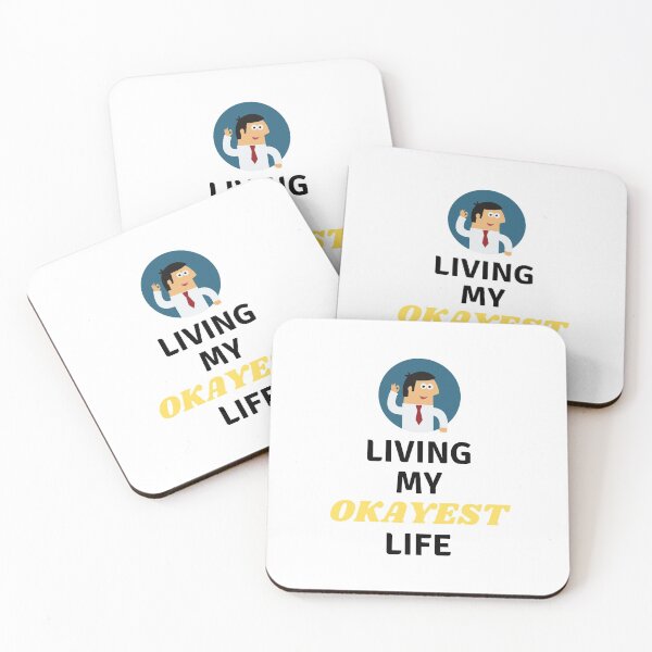 Item preview, Living My Okayest Life designed and sold by TheGoToStore.