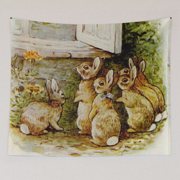 Item preview, Cute Vintage Rabbit: Flopsy Bunnies by Beatrix Potter designed and sold by The Great  Art.