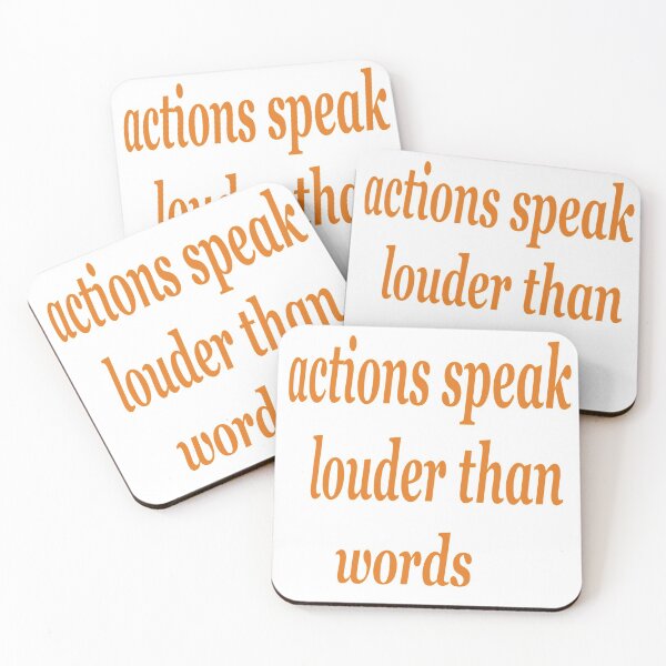 Item preview, Actions speak louder than words designed and sold by Roisin678.