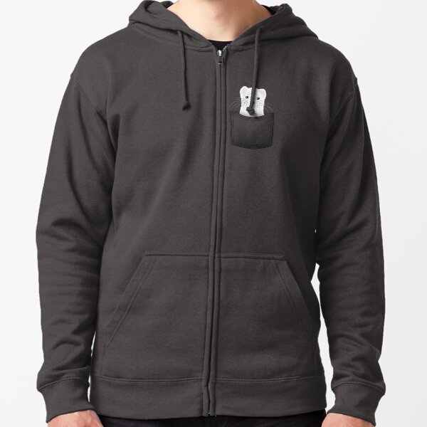pocket ferret Zipped Hoodie