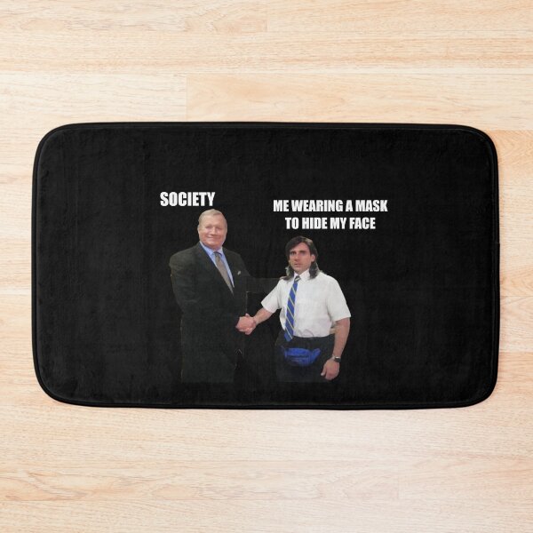 Item preview, The Office Handshake Meme (pandemic edition) designed and sold by FunGuru.