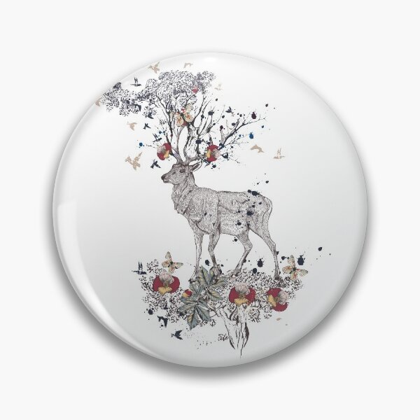 Item preview, Deer with flowers designed and sold by urbanstore69.