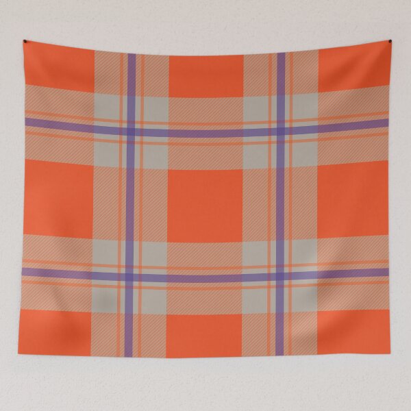 Item preview, Orange tan purple lumberjack buffalo plaid designed and sold by BLMcreations.