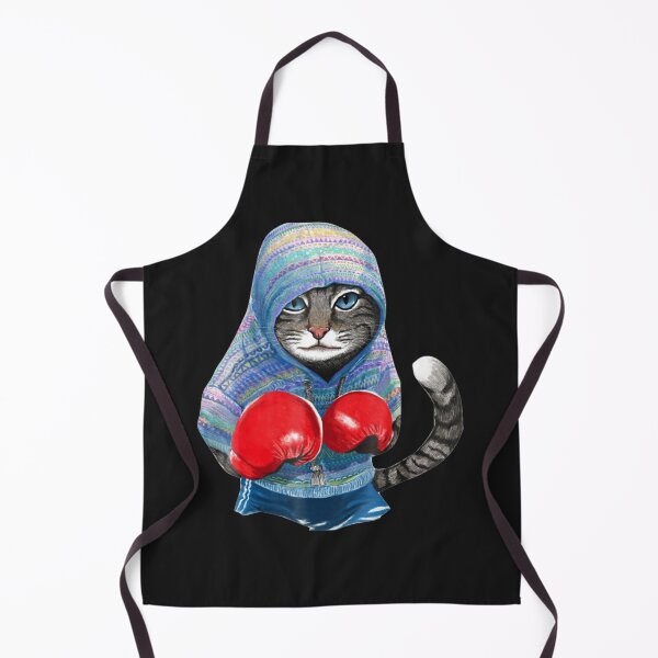 Item preview, Cat In Boxing Suit designed and sold by SusanHoover.