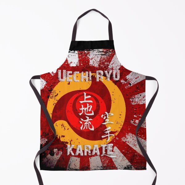 Item preview, Uechi Ryu Emblem and Budo Flag - Karate Art, Martial Arts Design designed and sold by Zanshin-Art.