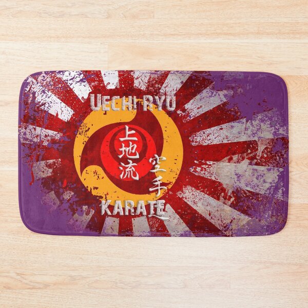 Item preview, Uechi Ryu Emblem and Budo Flag - Karate Art, Martial Arts Design designed and sold by Zanshin-Art.
