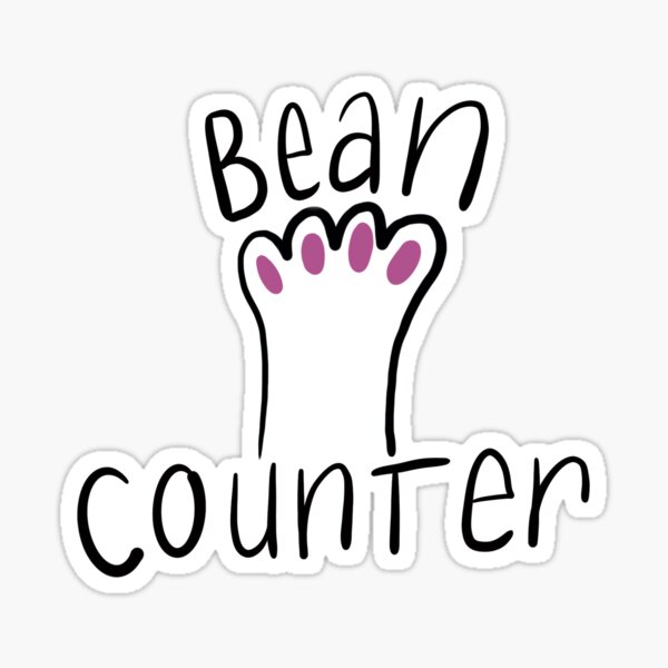 Item preview, bean counter designed and sold by sarahanndipity.