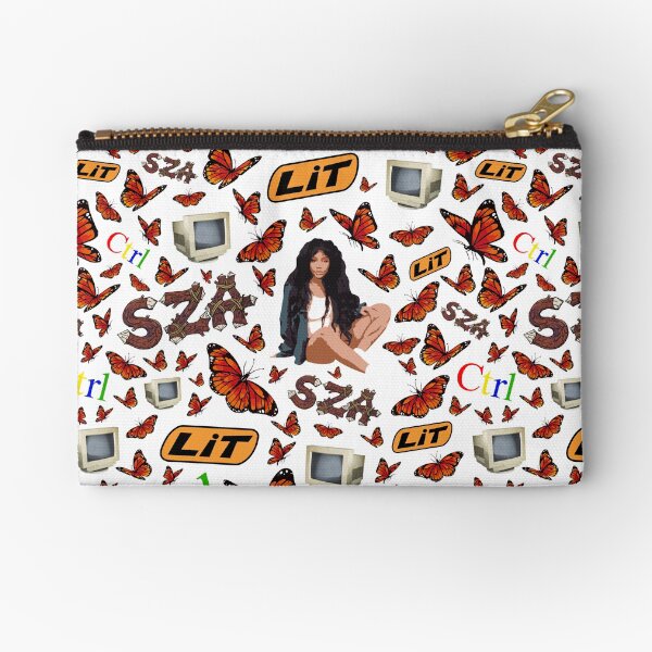 SZA Fan Pack All Over Pattern Zipper Pouch