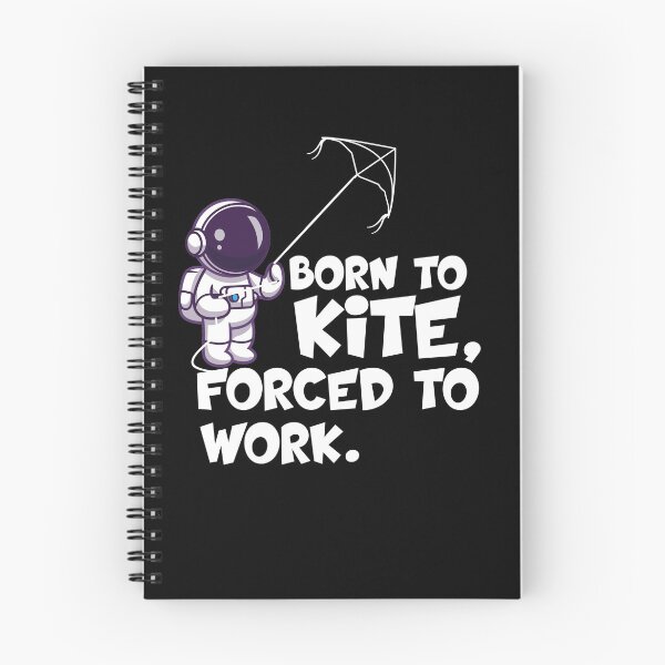 Item preview, born to kite forced to work gifts for kitesurfer  Astronaut Playing Kite designed and sold by 0umStore.