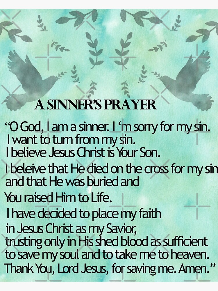 A Sinners Prayer Premium Matte Vertical Poster sold by DaviWebb | SKU ...