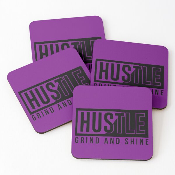 Item preview, Hustle grind and shine  designed and sold by Thipakorn  Chinakhai.