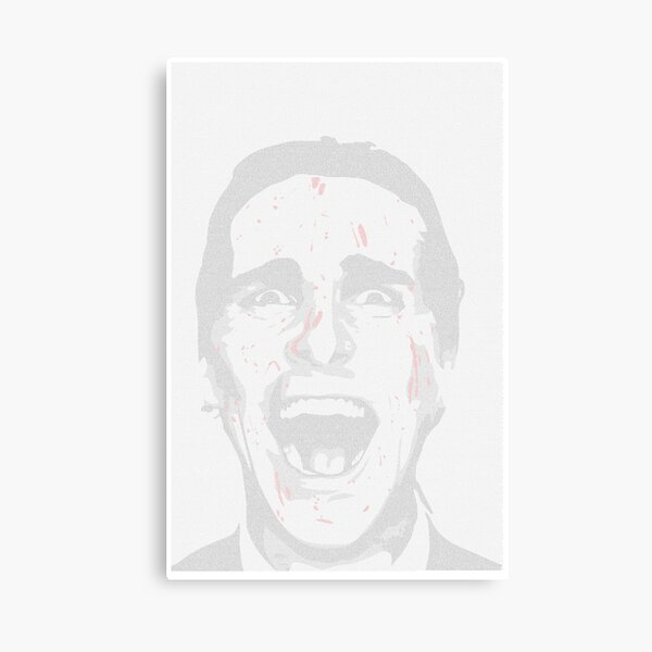 American Psycho Canvas Prints for Sale Redbubble