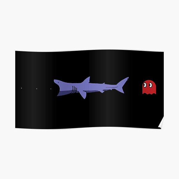 Shark Game Wall Art Redbubble - shark bait roblox game