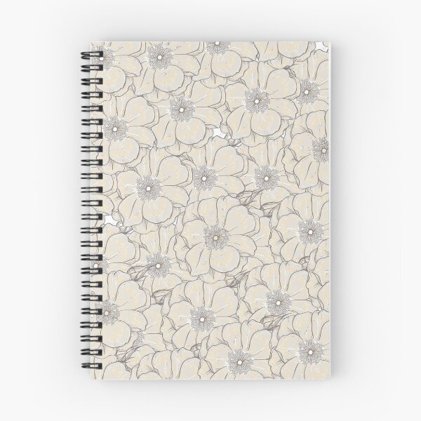Artikelvorschau, Beige Blumenmuster entworfen und verkauft von Crayonjar.