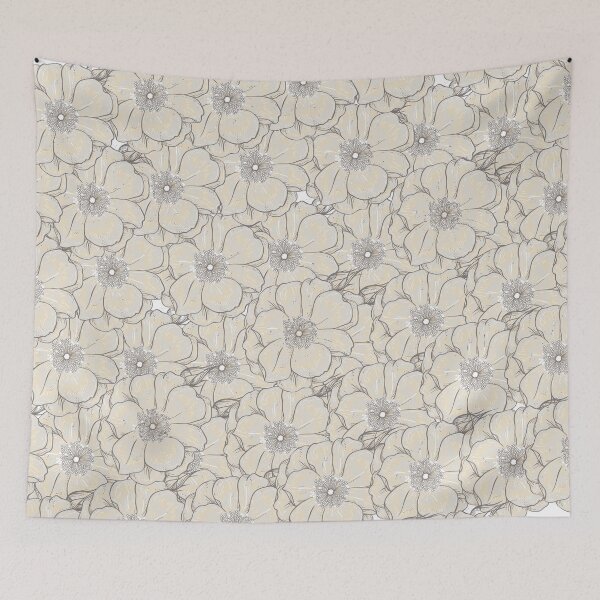 Item preview, Beige Floral Design designed and sold by Crayonjar.