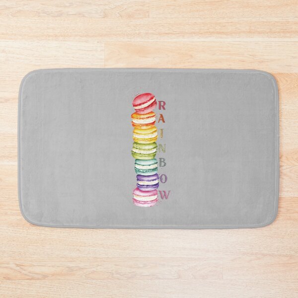 Item preview, rainbow macaron pink sweet donuts heart mask designed and sold by Queengood.