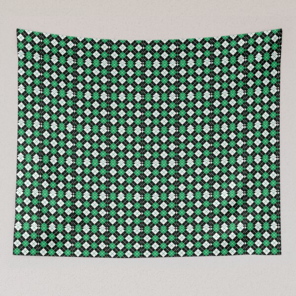 Item preview, pattern chessboard black and green designed and sold by ArtDeziGn.