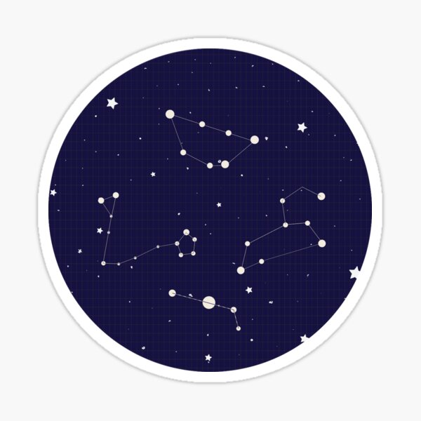 Constellation Night Sky Sticker