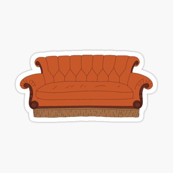 Artikel-Vorschau von Freunde Couch Sofa, designt und verkauft von The Celestial  Whovian.