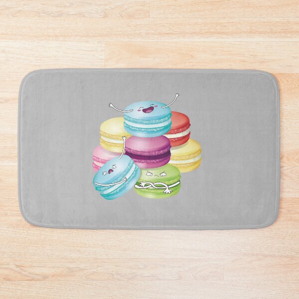 Item preview, Cute rainbow macaron pink sweet donuts heart mask designed and sold by Queengood.