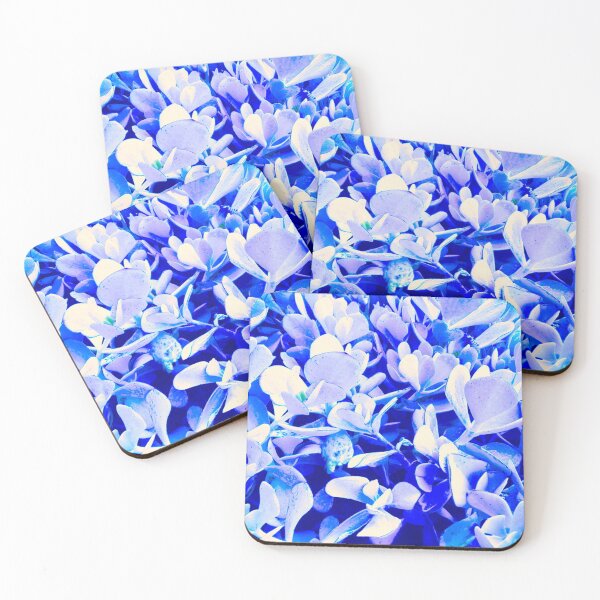 Item preview, Lilac Blue Leaf  Pattern design Melbourne nature Art  designed and sold by MelbourneGarden.