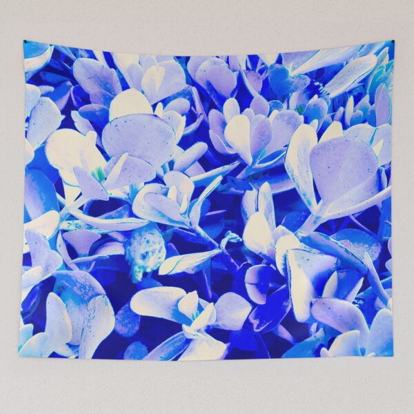 Item preview, Lilac Blue Leaf  Pattern design Melbourne nature Art  designed and sold by MelbourneGarden.