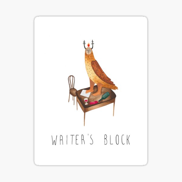 Item preview, Writer's block designed and sold by zsalto.