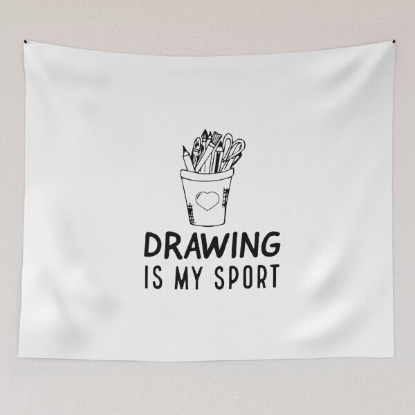 Item preview, Drawing Is My Sport funny gift for drawers designed and sold by AwesomeWorld1.