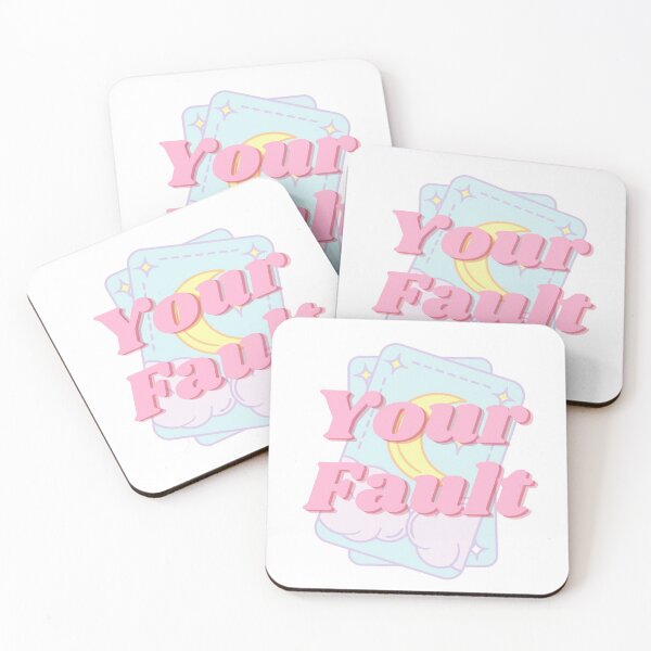 Item preview, Your Fault Pastel Pink designed and sold by CynthSky.