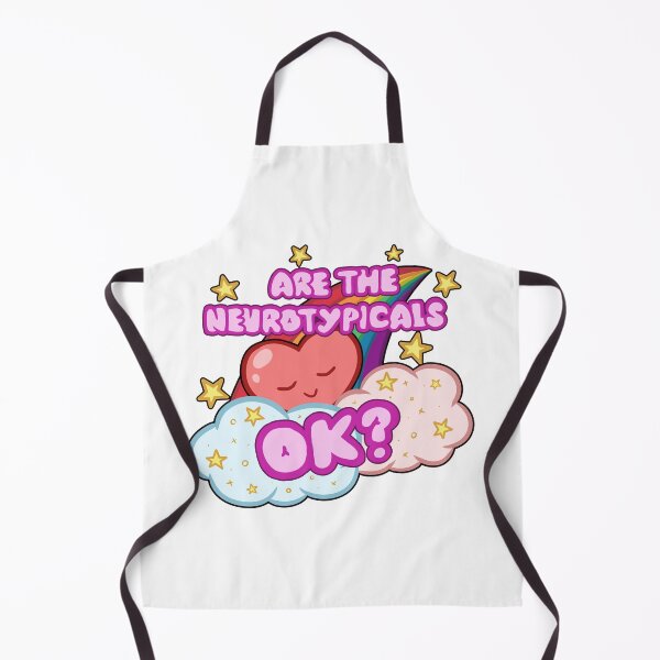 Item preview, Are The Neurotypicals Ok? - Neurodiversity Cute Sticker - Aspie ADHD Phrases designed and sold by aviandalek.
