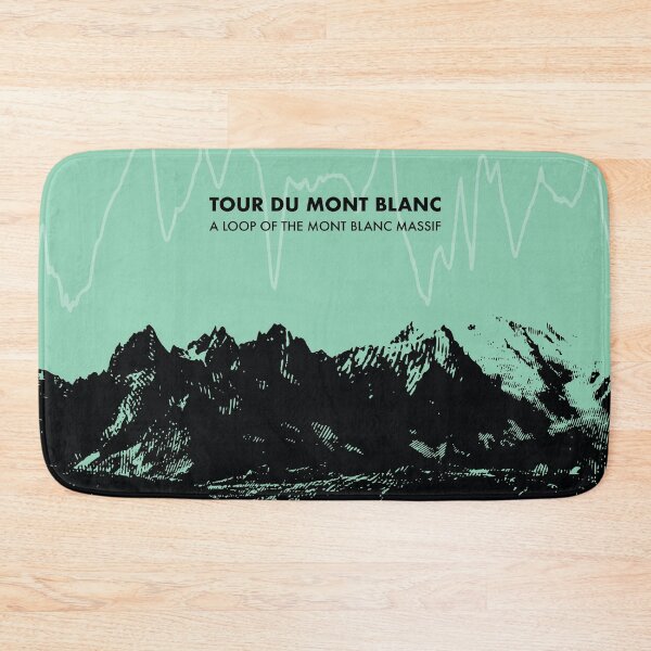 Item preview, Tour Du Mont Blanc Elevation Art - Green designed and sold by PilgrimageShop.