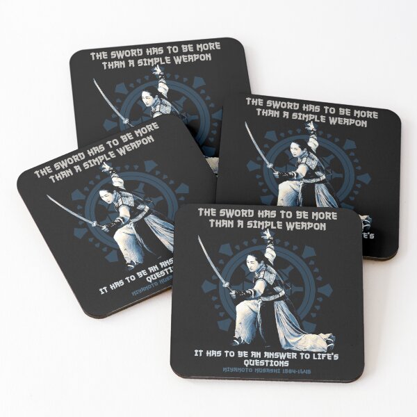 Item preview, The Sword Must Be the Answer to Life's Questions, Japanese Samurai, Musashi, Japan Gift designed and sold by Proverbial Wisdom Design.