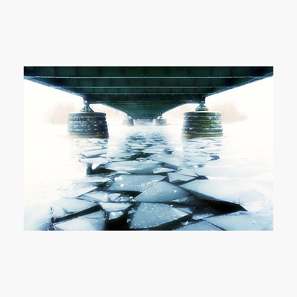 Die berühmte Brücke in Potsdam-Berlin Fotodruck