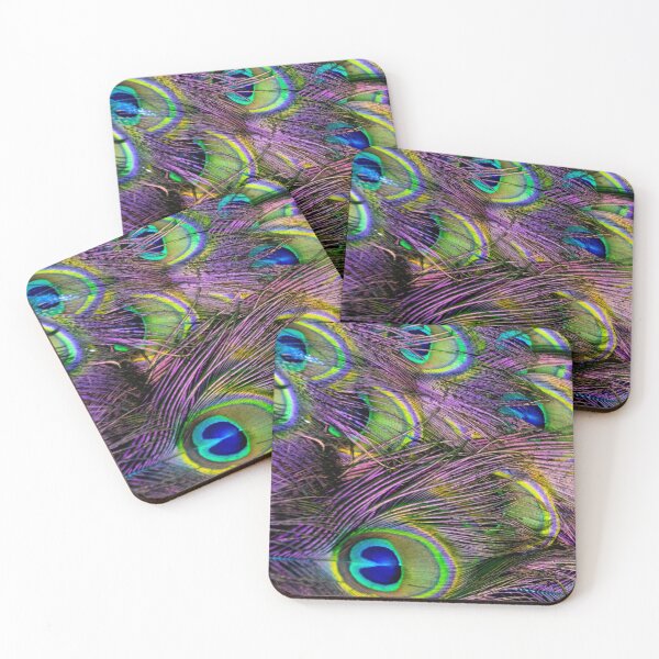 Item preview, Proud as a peacock. You can see why. Majestic blue green colour feathers, plumage. (From photograph of a live peacock). designed and sold by JellyBeenzz.