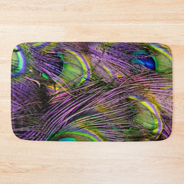 Item preview, Proud as a peacock. You can see why. Majestic blue green colour feathers, plumage. (From photograph of a live peacock). designed and sold by JellyBeenzz.