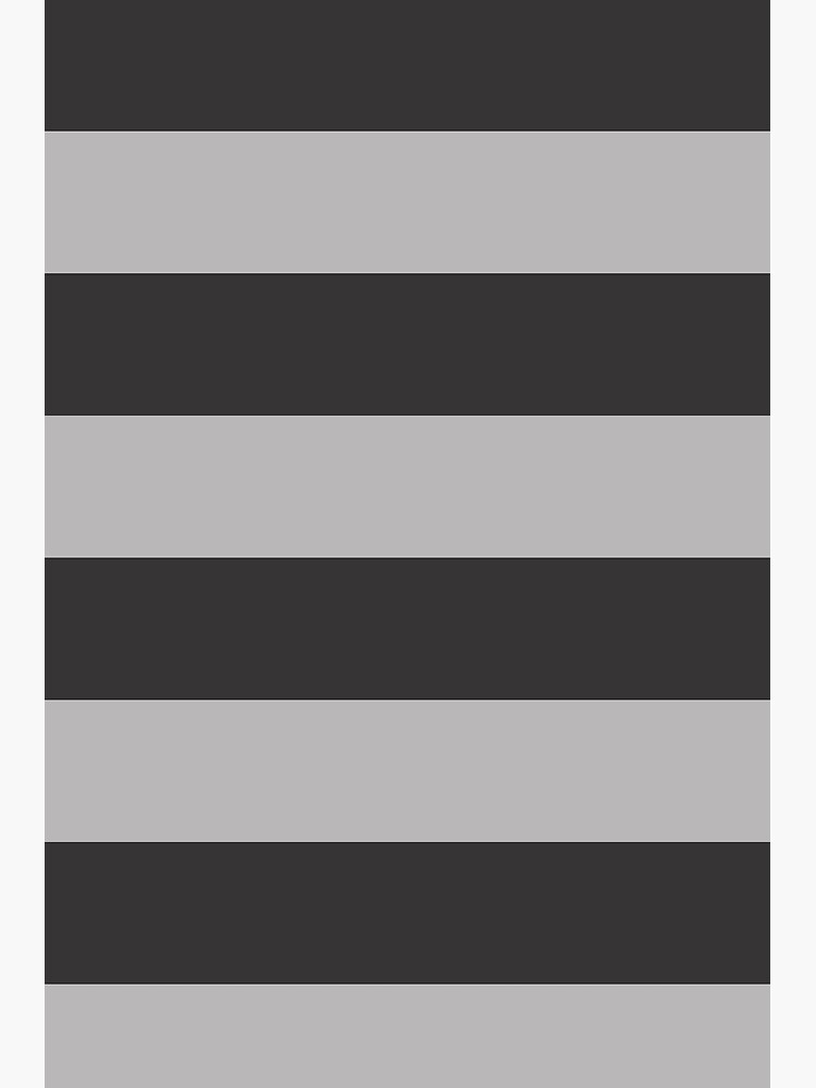 Black Grey and Black Stripes  Horizontal Medium Stripes