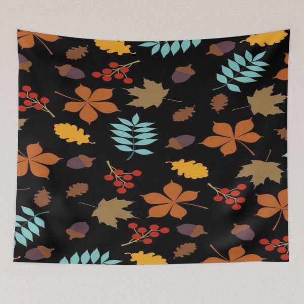 Item preview, Jardín de otoño | patrón de follaje caído 4 designed and sold by BEN-OKAL.