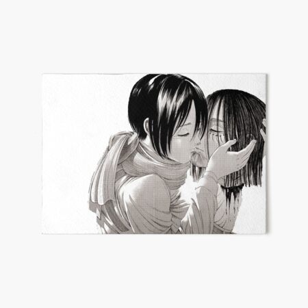 Mikasa Love Eren Art Board Prints For Sale Redbubble