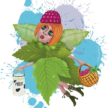 Artwork thumbnail, Lady Raspberry by Julia's Print Studio