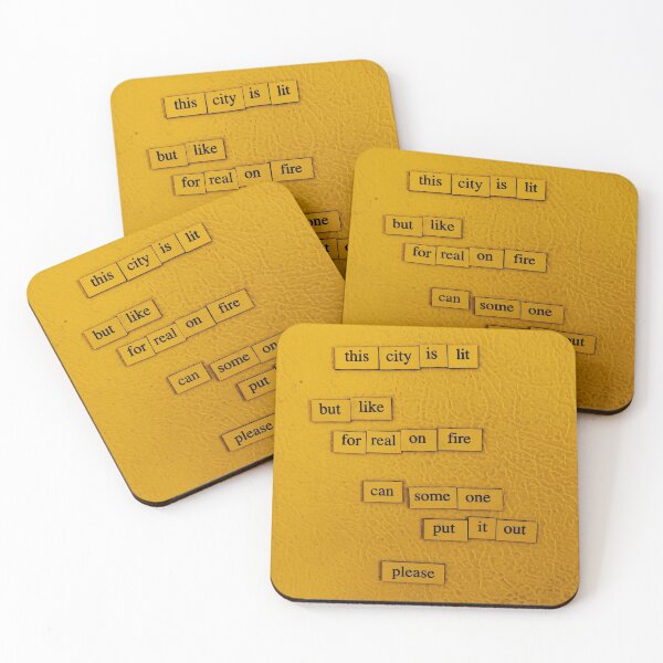 Item preview, This City Is Lit designed and sold by depfridgepoems.