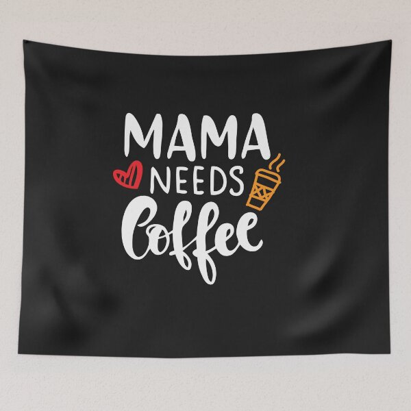 Item preview, Mama Needs Coffee Shirt Coffee Lover Caffeine Queen Gift designed and sold by boxofstories.