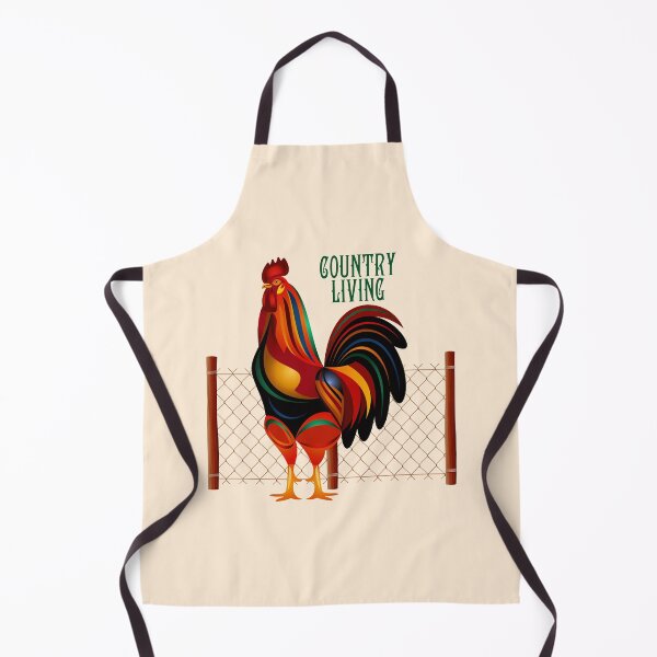 Item preview, Country Living (Rooster on Off White) designed and sold by PawsitiveMum.