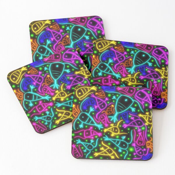 Item preview, Neon Copepods  designed and sold by Agent0Chaos.