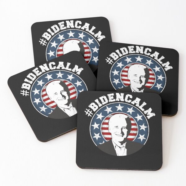 Item preview, BidenCalm Support American Flag Colors Retro Vintage designed and sold by TrendingTees4u.