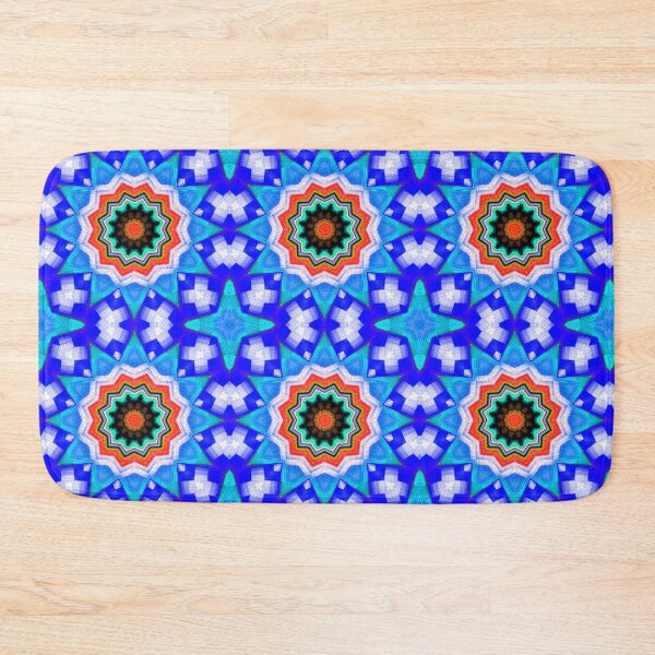 Item preview, Blue and Turquoise Jiggle Spin Full Spectrum 12 Point designed and sold by Kay Patterson.