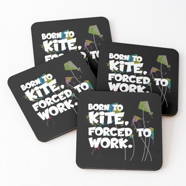 Item preview, born to kite forced to work gifts for kitesurfer  Astronaut Playing Kite designed and sold by 0umStore.