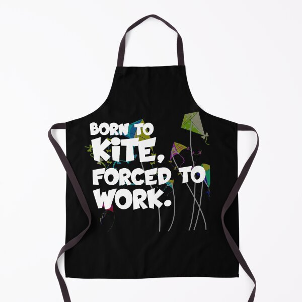 Item preview, born to kite forced to work gifts for kitesurfer Astronaut Playing Kite designed and sold by 0umStore.