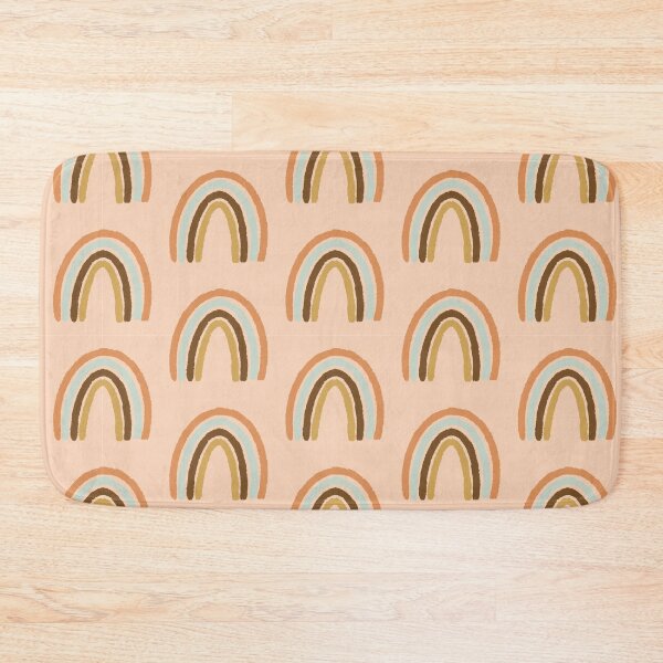 Item preview, That 70's Rainbow on Peach designed and sold by Rochelle Rae Design.